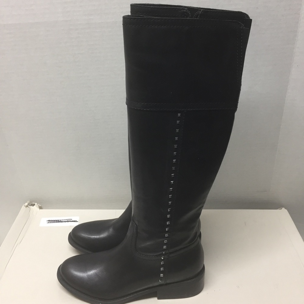 NIB Marc Fisher Galaya black leather tall Boot 5 - Picture 7 of 11